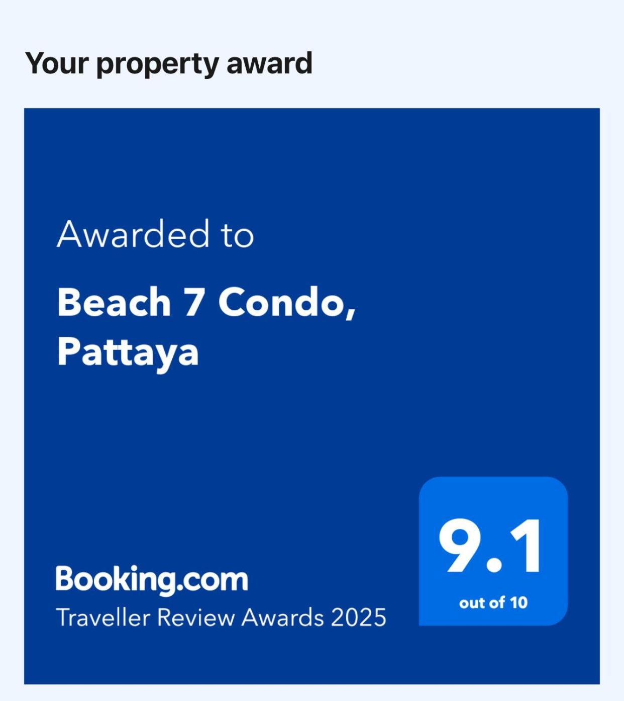 Beach 7 Condo, Pattaya Haat Jomtien Eksteriør bilde
