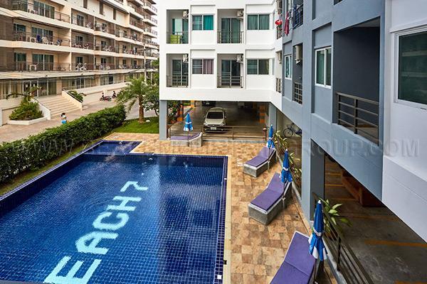 Beach 7 Condo, Pattaya Haat Jomtien Eksteriør bilde